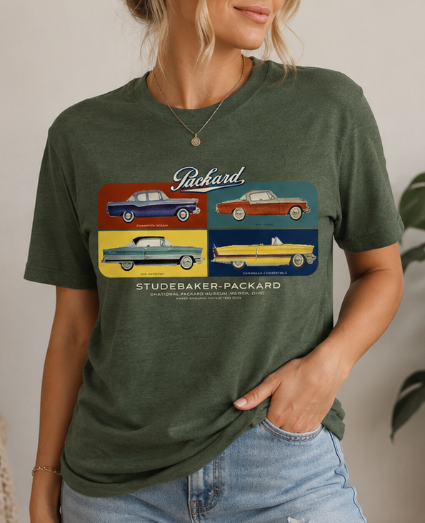Studebaker-Packard Warren, OH Tee | Unisex Vintage Car Graphic T-Shirt