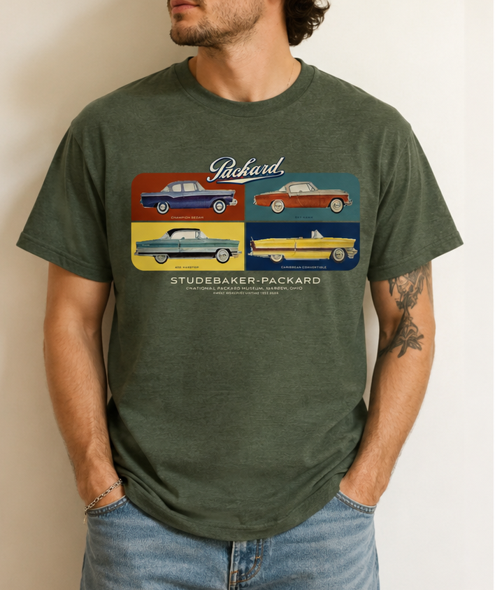 Studebaker-Packard Warren, OH Tee | Unisex Vintage Car Graphic T-Shirt