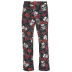 Sugar Skull Cool-Stretch Men's Golf Pants (Black/Red)