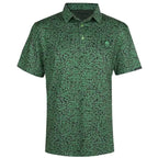 Summertime Cool-Stretch Men's Golf Shirt - Green