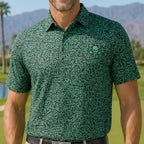Summertime Cool-Stretch Men's Golf Shirt - Green