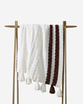 Snug Braided Two-Stripes Throw