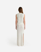 Cloud Cool Crochet Maxi Skirt