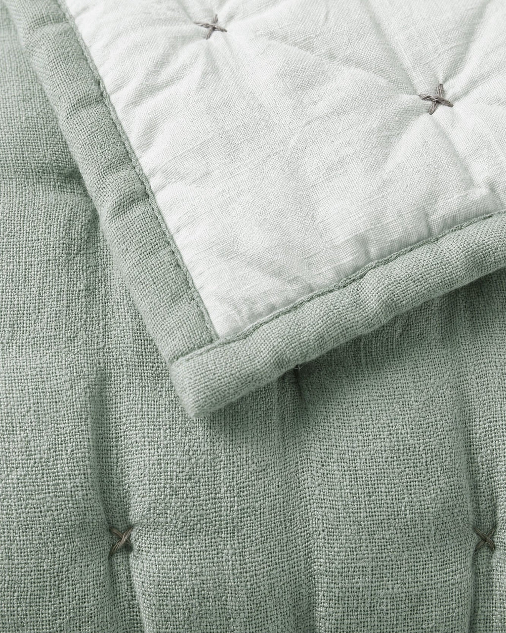 Cotton Mist Stitched Quilt