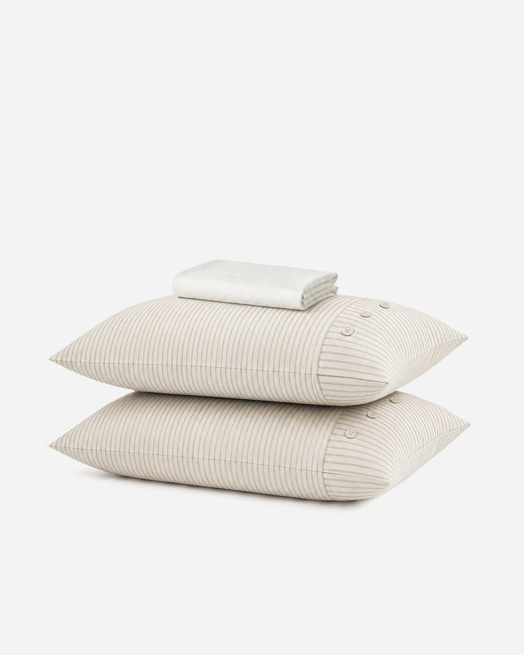 Coastal Cotton Mist Fitted Sheet Set