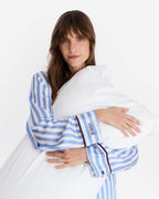 Silky Lyocell Lovely Stripes Long Pajama Set