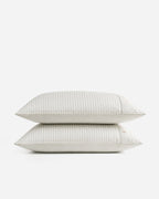 Perla Reversible Cotton Sateen Pillowcases