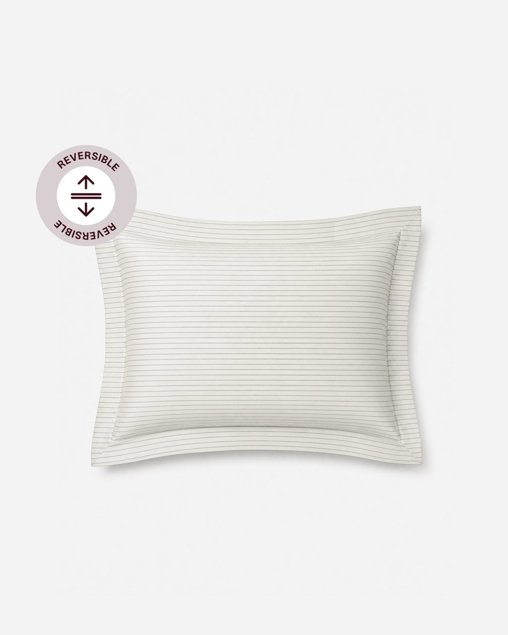 Perla Reversible Cotton Sateen Sham Set