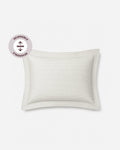 Perla Reversible Cotton Sateen Sham Set
