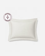 Perla Reversible Cotton Sateen Sham Set