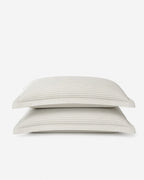 Perla Reversible Cotton Sateen Sham Set