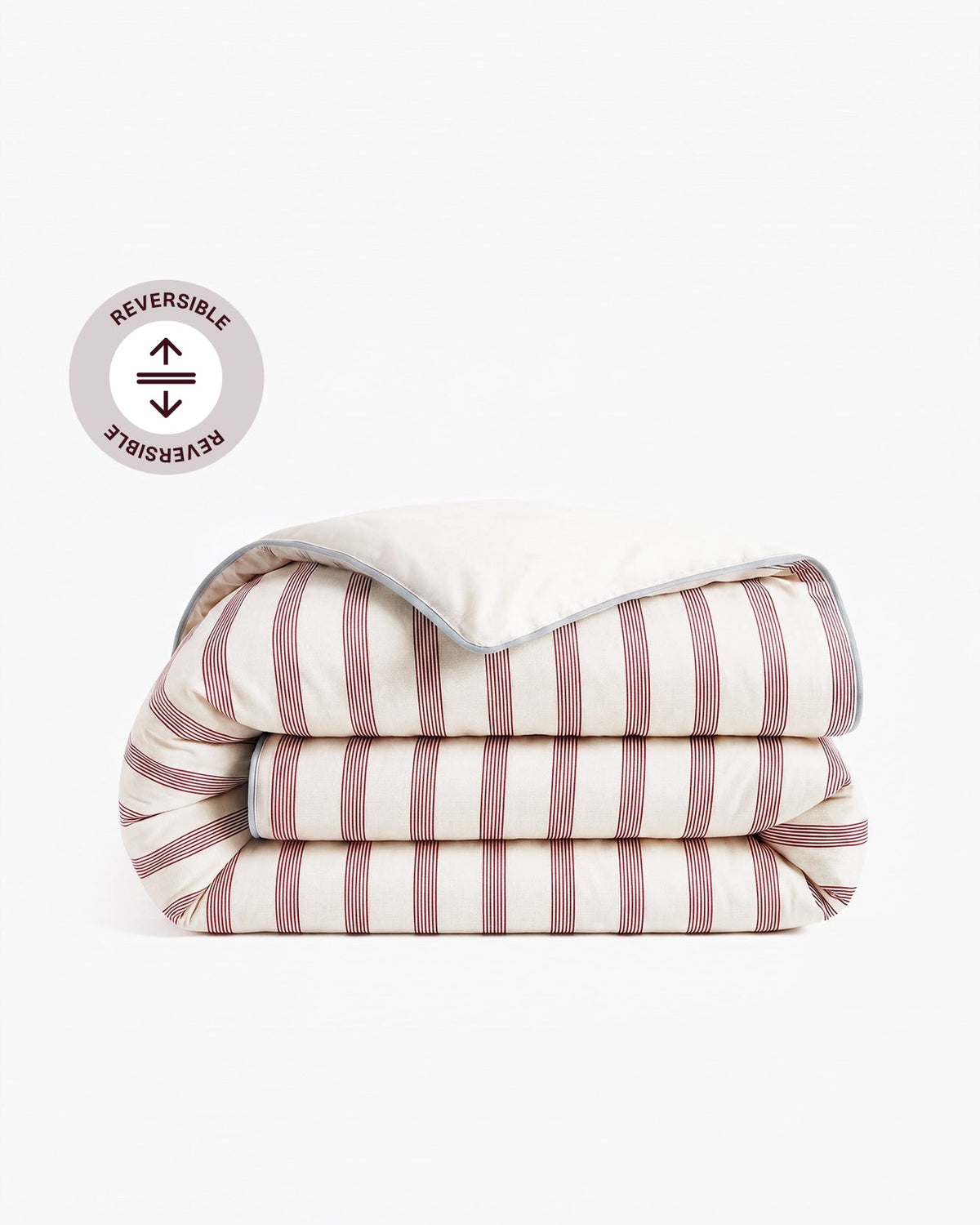 Rimini Reversible Cotton Sateen Duvet Cover