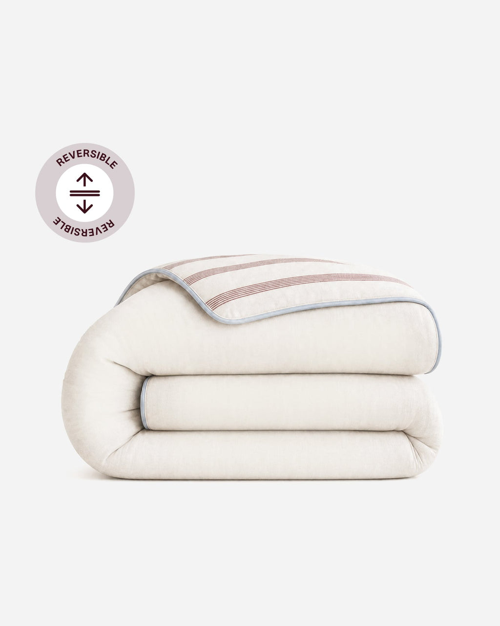 Rimini Reversible Cotton Sateen Duvet Cover