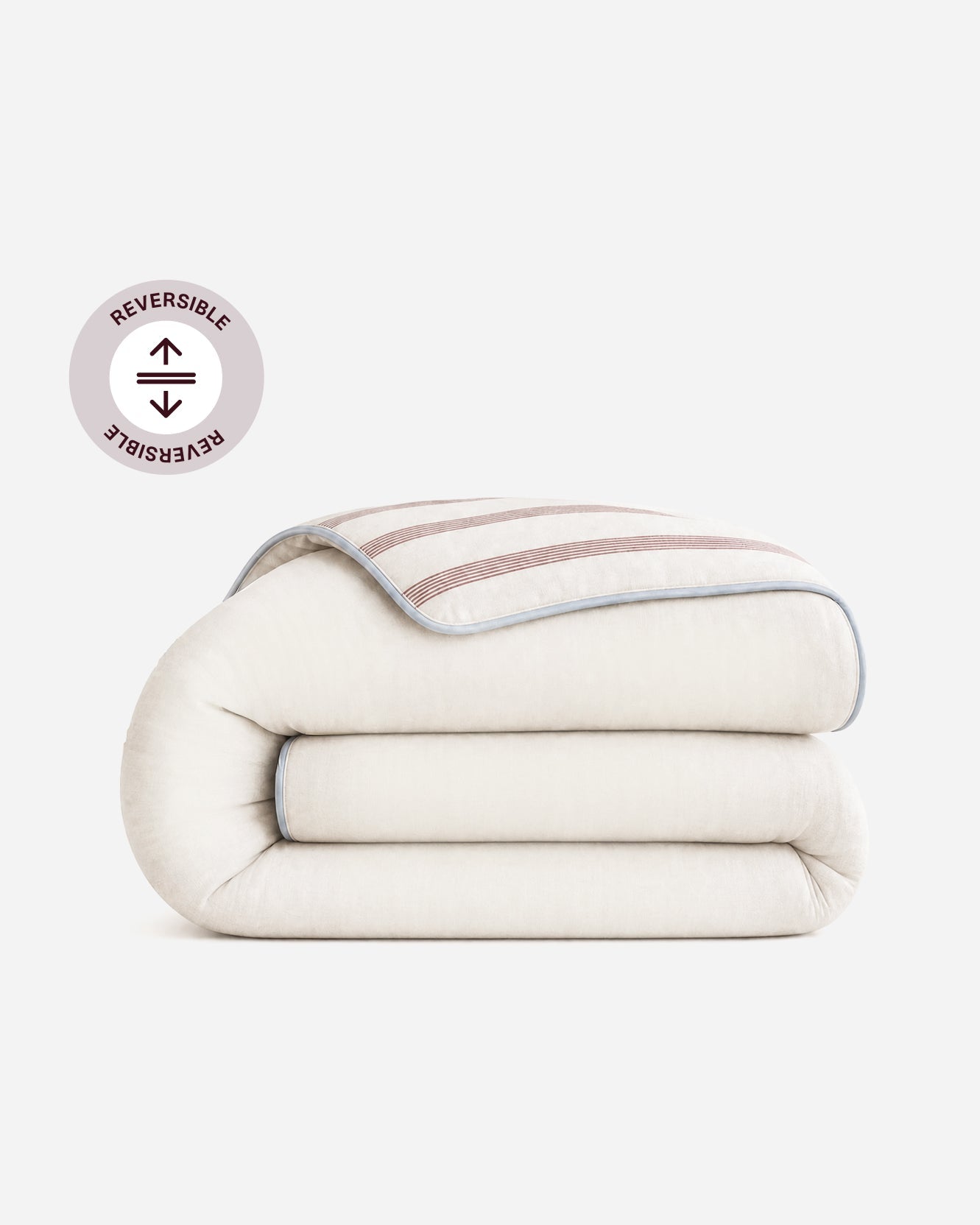 Rimini Reversible Cotton Sateen Duvet Cover