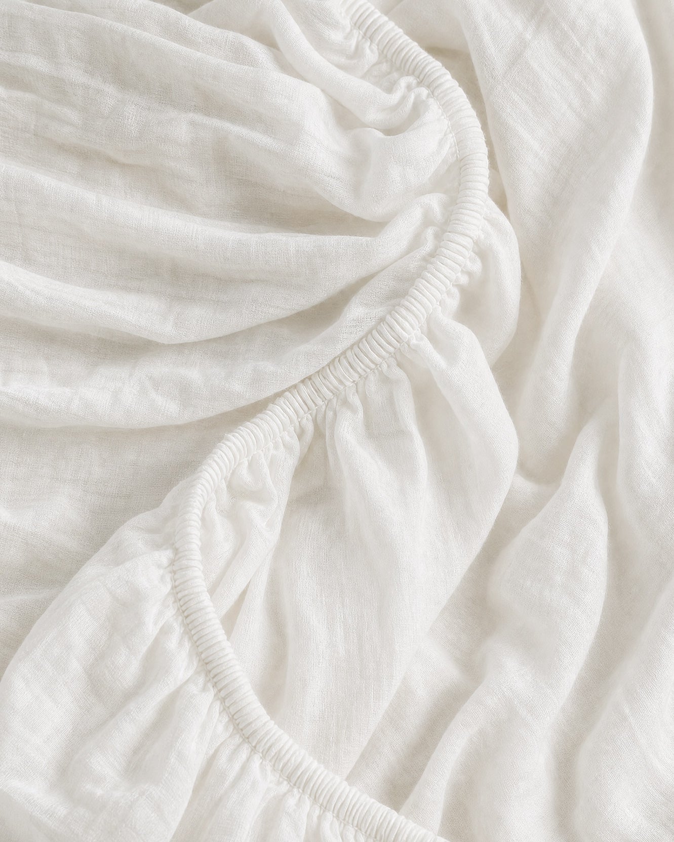 Salvia Reversible Cotton Mist Fitted Sheet Set