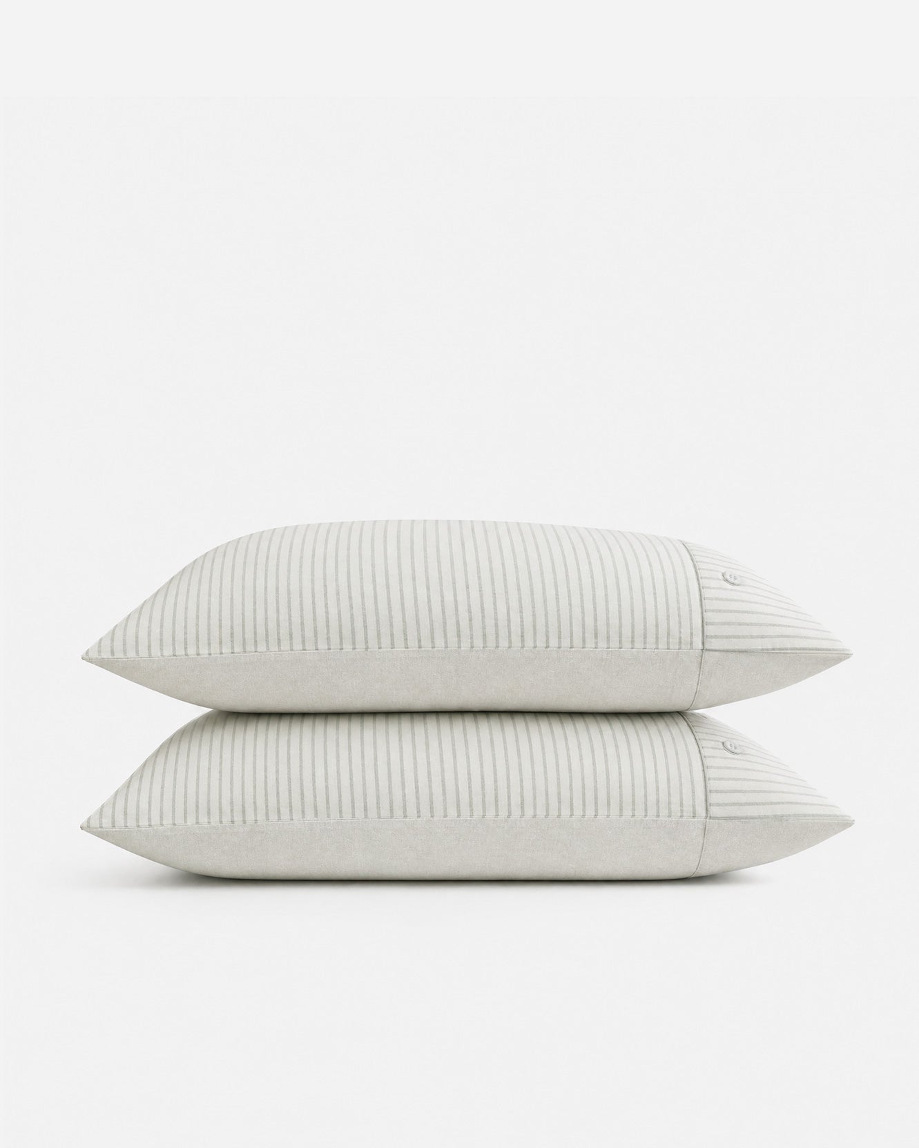 Salvia Reversible Cotton Mist Fitted Sheet Set