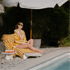 Sole Reversible Stripe Beach Towel