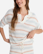 Lido Stripe Cloud Crochet Shorts