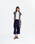 Striped Cloud Cool Light Short Cardigan