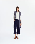 Striped Cloud Cool Light Short Cardigan