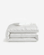 Luce Cotton Sateen Embroidered Duvet Cover