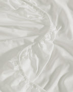 Perla Cotton Sateen Fitted Sheet Set