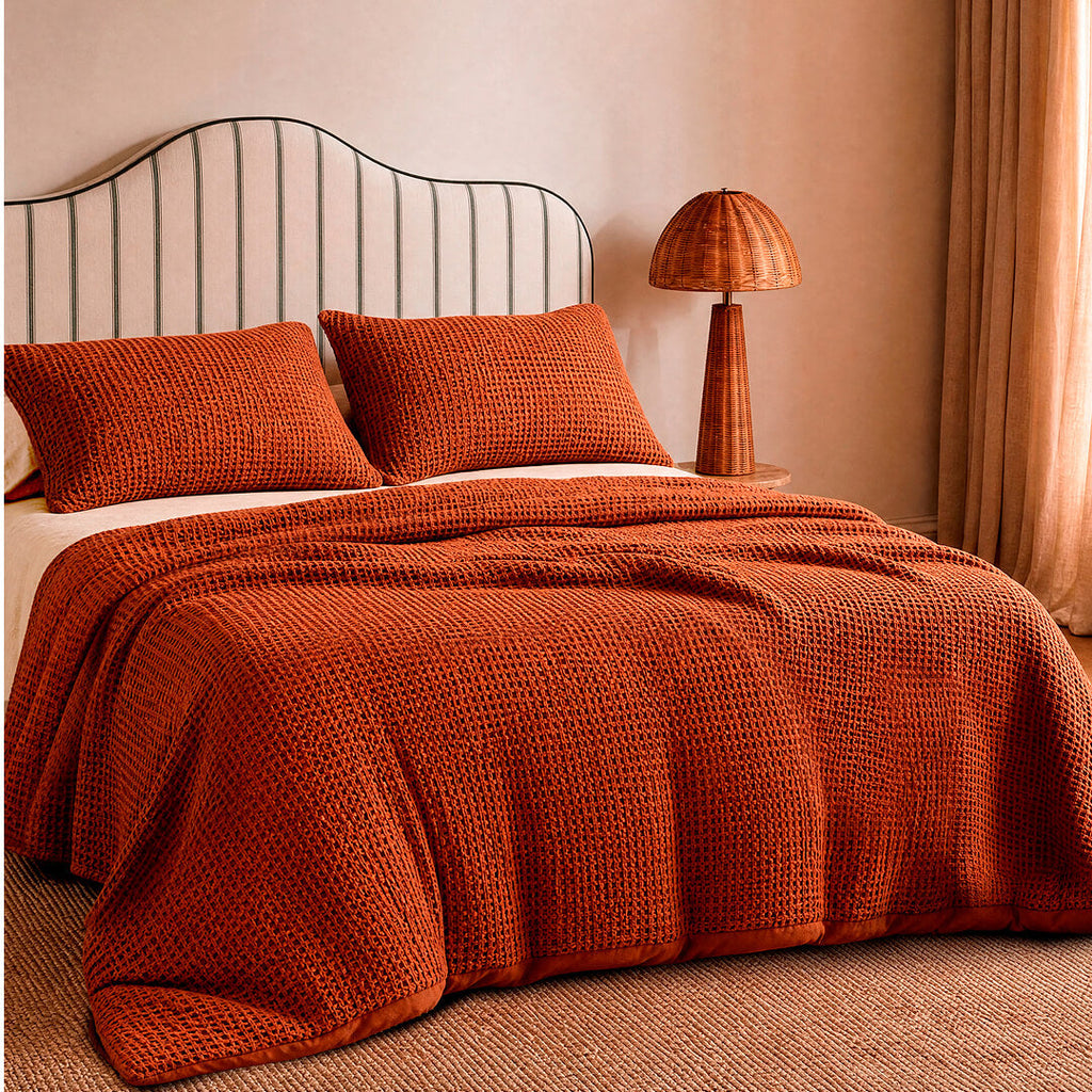 Snug Waffle Comforter Bundle