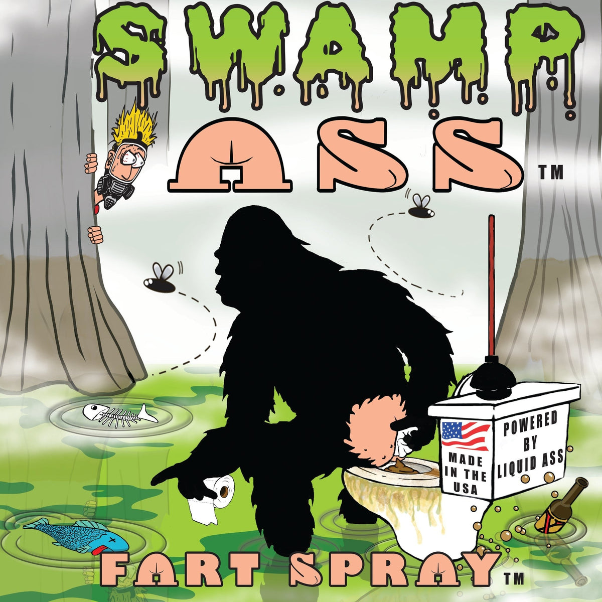 Swamp Ass – The Ultimate Gag Stink Bigfoot Butt Crack Spray 💨🤢