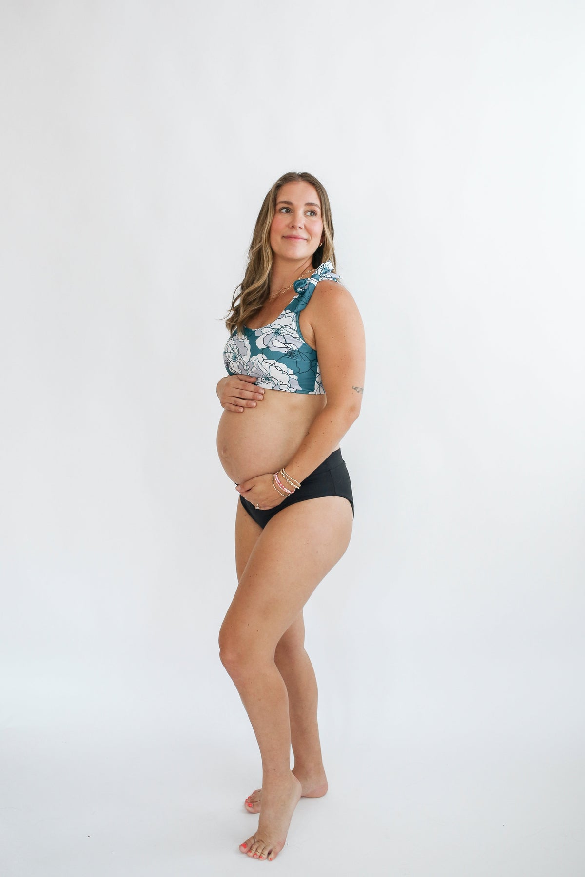 Tie Shoulder Breastfeeding Swimsuit Top | FINAL SALE