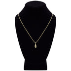 Cubic Zirconia 14K Gold Filled Music Note Pendant Necklace Set
