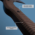Tactical tomahawk "Wendigo" with polymer composite handle