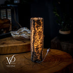 Tangerine Crystal (Onyx Table Lamp #30)