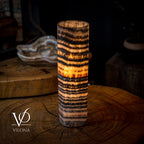 Tangerine Crystal (Onyx Table Lamp #31)