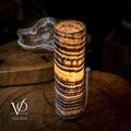 Tangerine Crystal (Onyx Table Lamp #31)