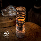 Tangerine Crystal (Onyx Table Lamp #32)
