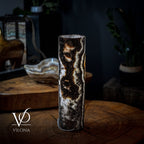 Tangerine Crystal (Onyx Table Lamp #33)
