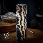 Tangerine Crystal (Onyx Table Lamp #33)