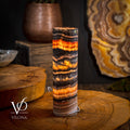Tangerine Crystal (Onyx Table Lamp #40)