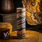 Tangerine Crystal (Onyx Table Lamp #42)
