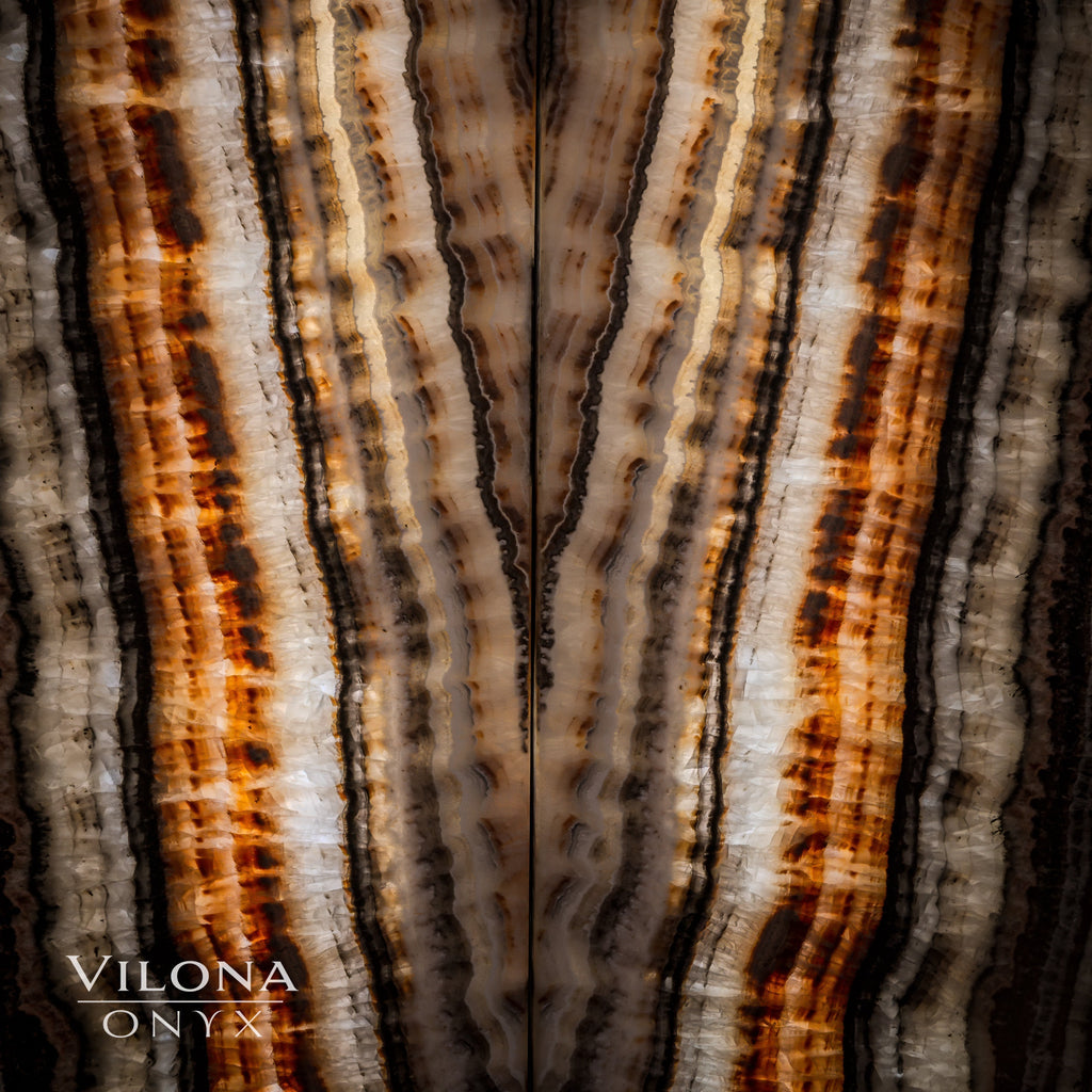 Tangerine Onyx Wall Panels (Set #1)