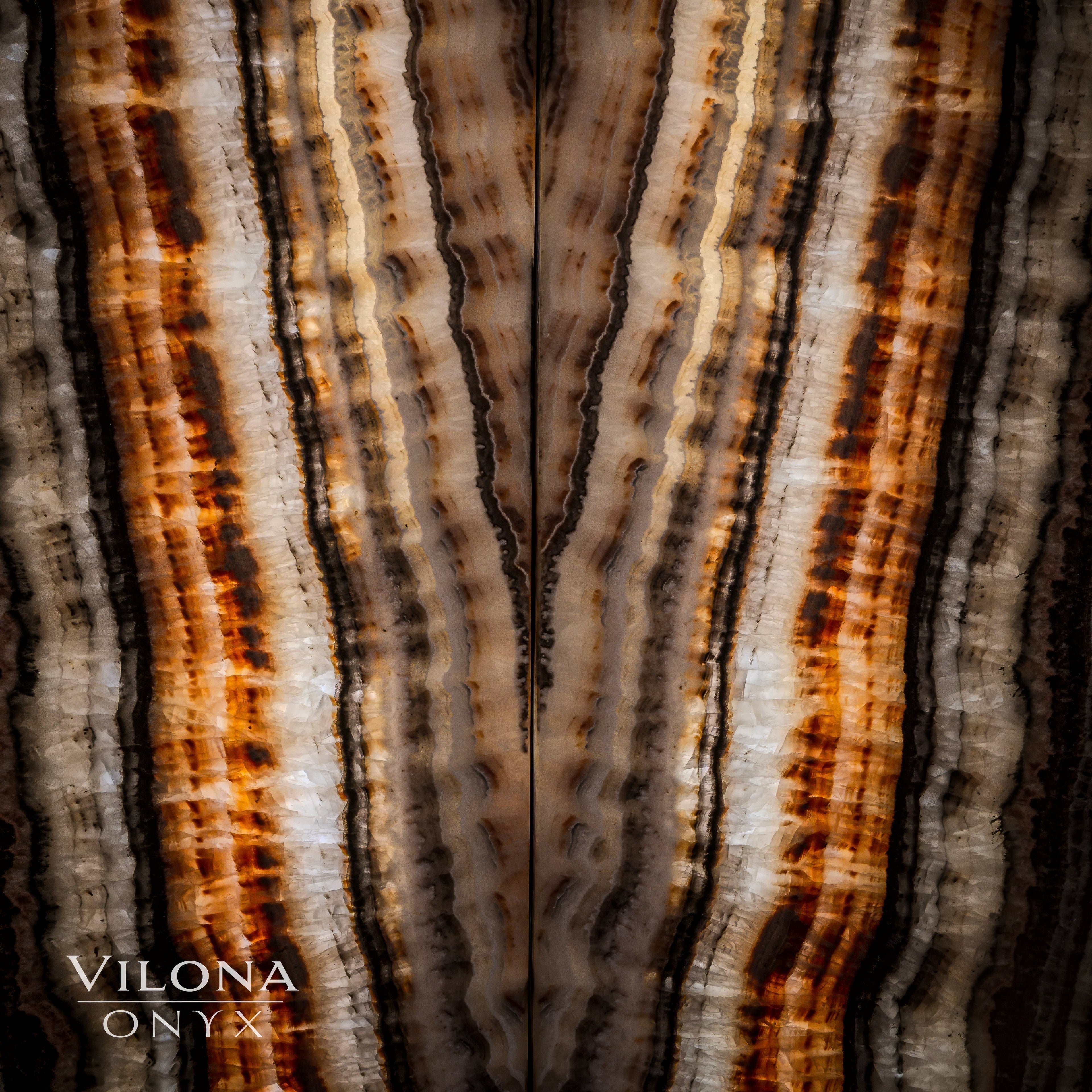 Tangerine Onyx Wall Panels (Set #1)