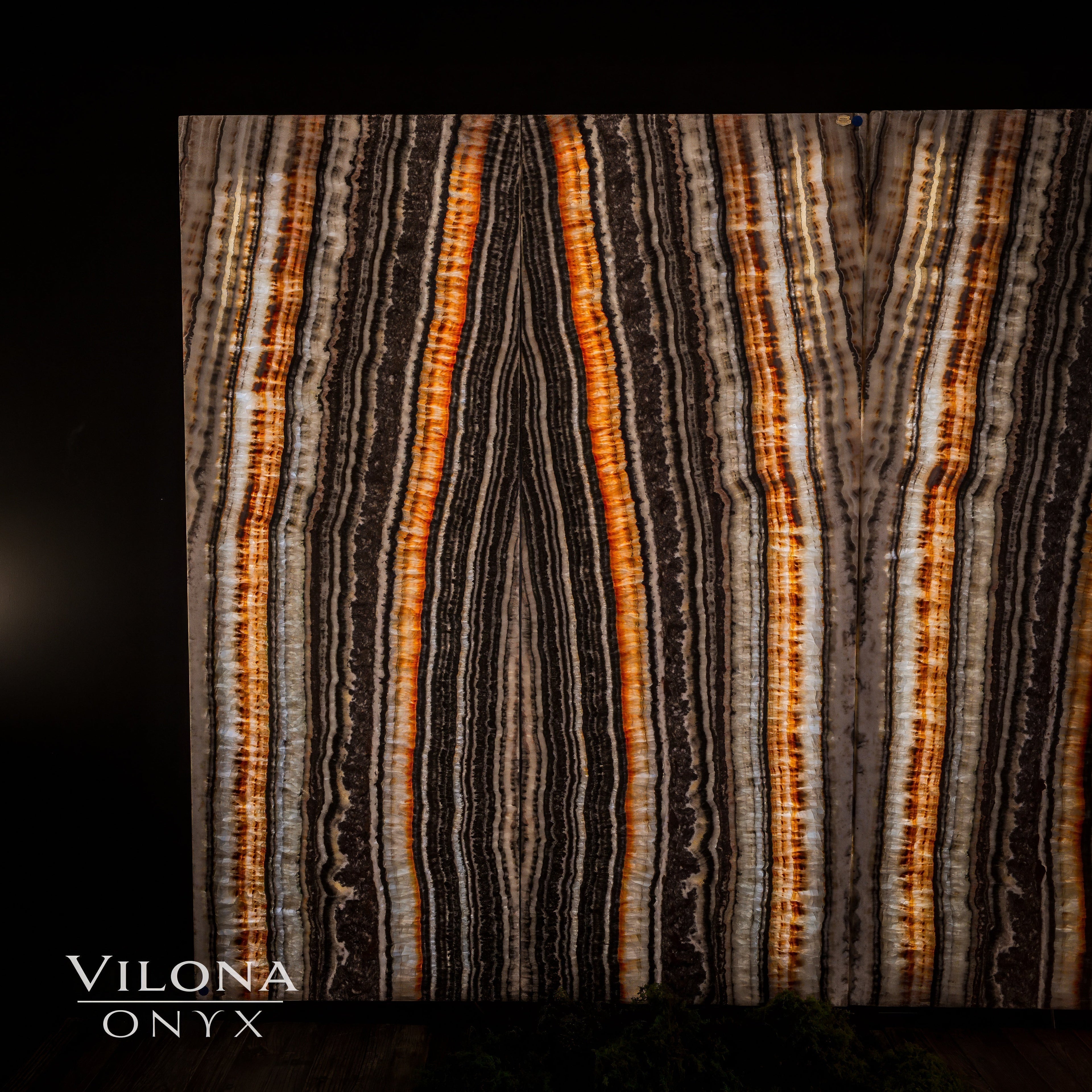 Tangerine Onyx Wall Panels (Set #1)