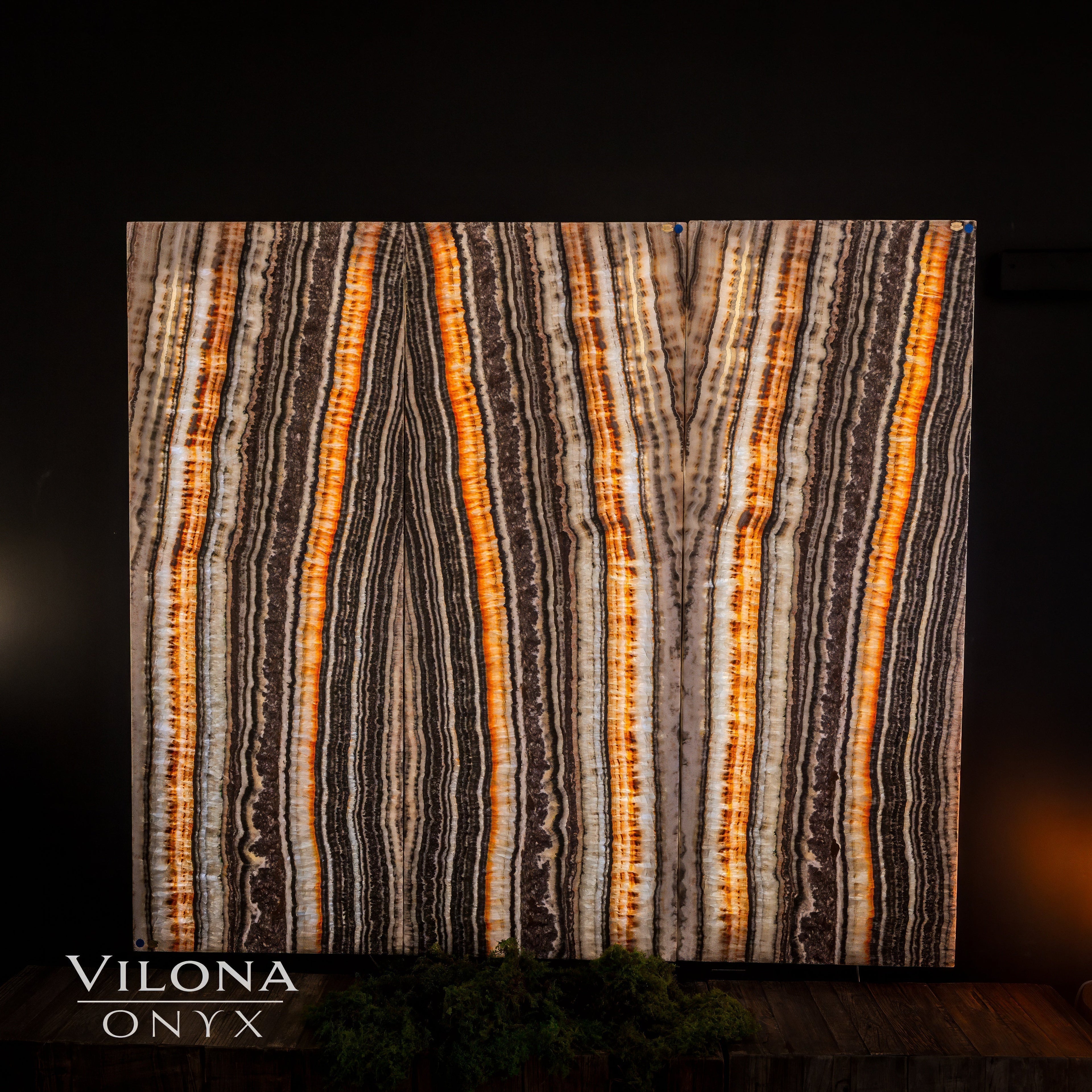 Tangerine Onyx Wall Panels (Set #1)