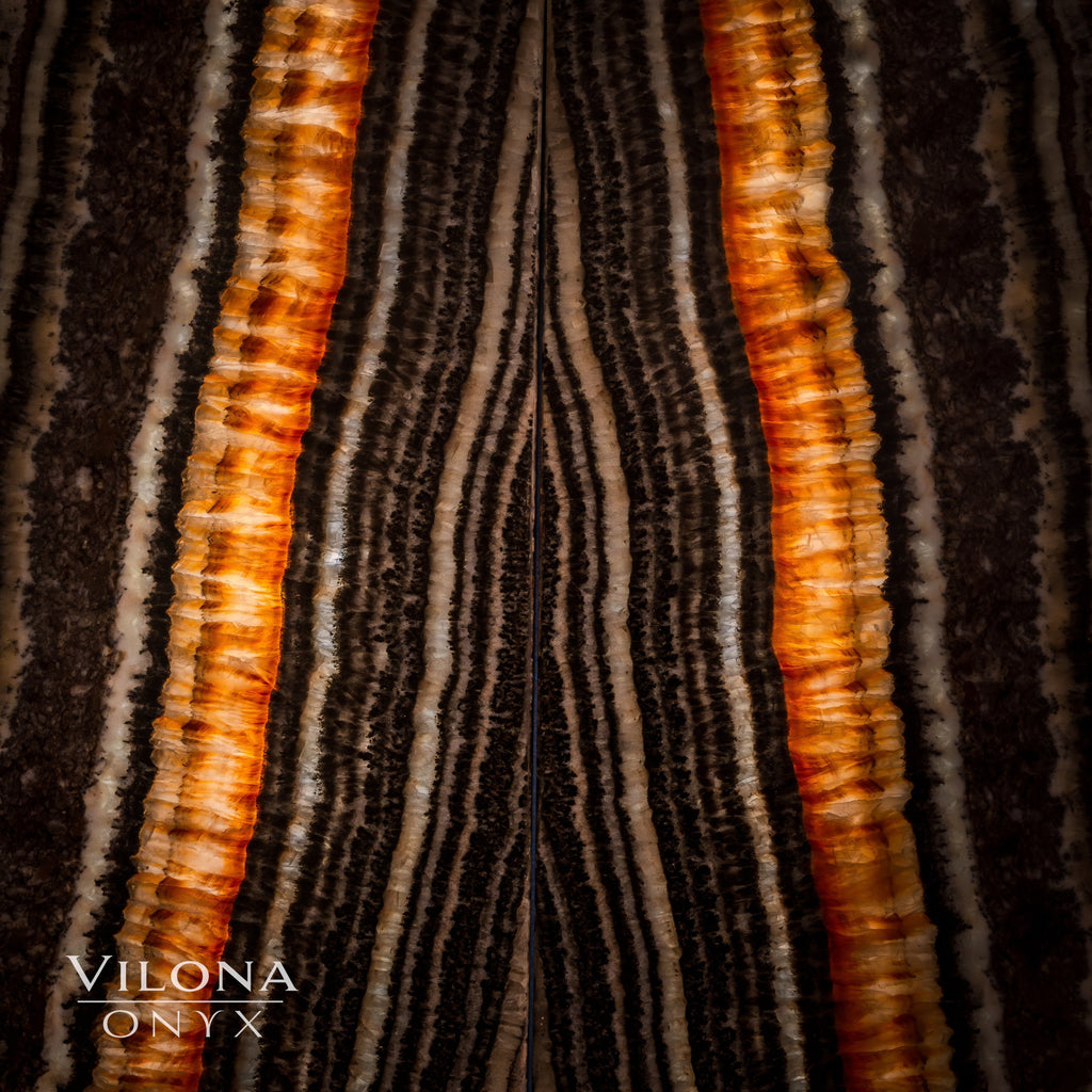 Tangerine Onyx Wall Panels (Set #1)