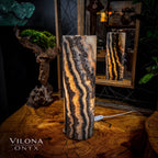 Tangerine Sierra Onyx Lamp (Table Lamp #10)