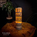 Tangerine Sierra Onyx Lamp (Table Lamp #23)