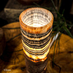 Tangerine Sierra Onyx Lamp (Table Lamp #5)