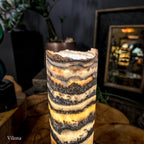 Tangerine Sierra Onyx Lamp (Table Lamp #8)