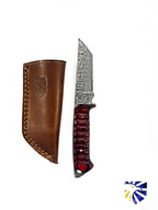 A 2. Titan Diver - Damascus steel/ EDC / cherry wood TD-275