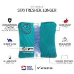 Teal NXT Shield Cornhole Bags
